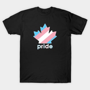 Trans Pride Maple Leaf T-Shirt